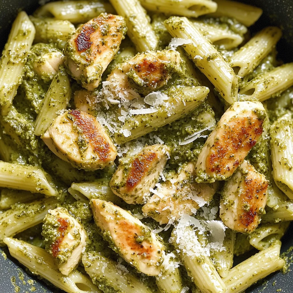 Best Creamy Pesto Chicken Pasta Recipe (Easy u0026 Family Favorite Dinner)