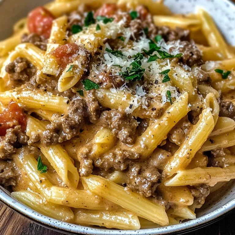Best High Protein Beef Pasta!