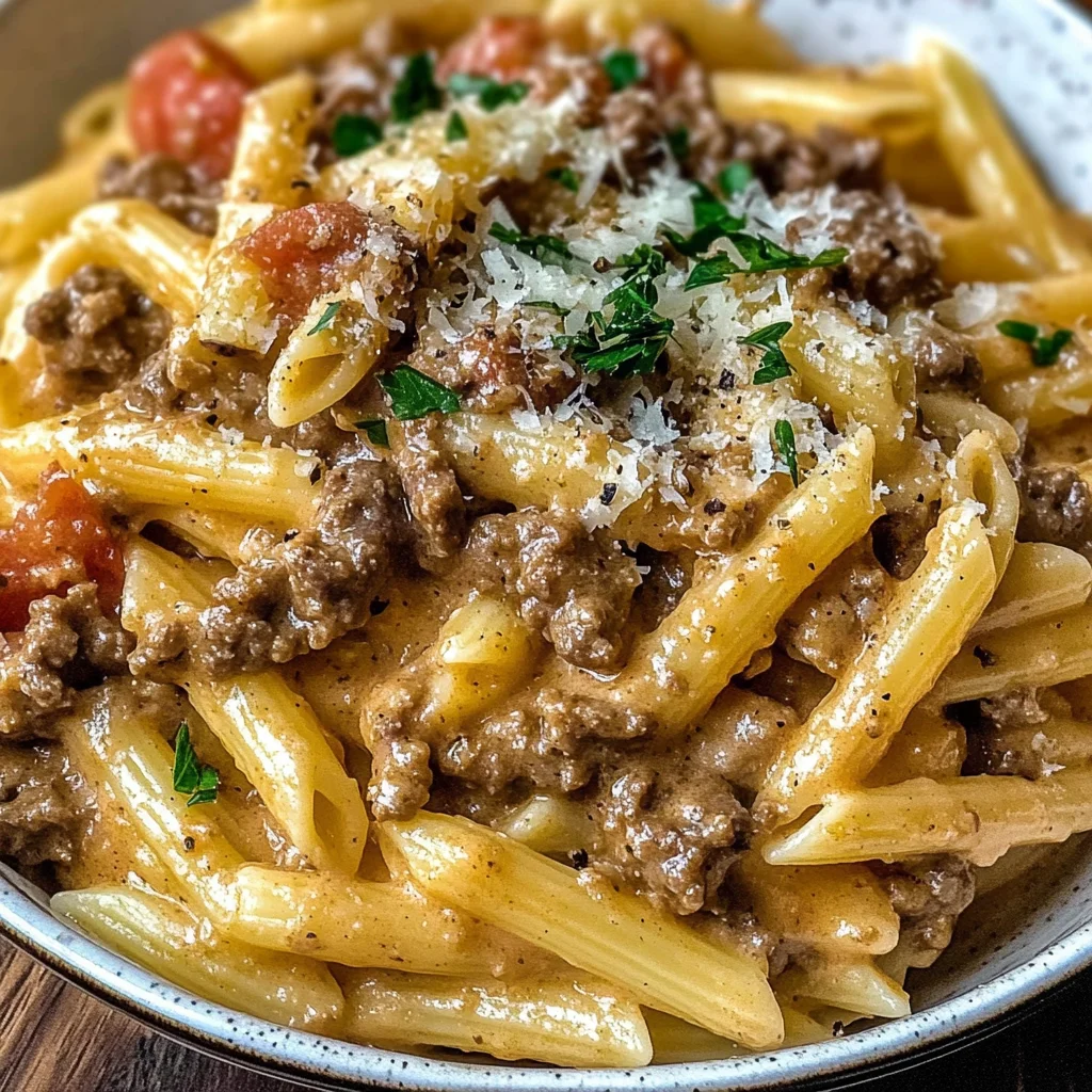 Best High Protein Beef Pasta!
