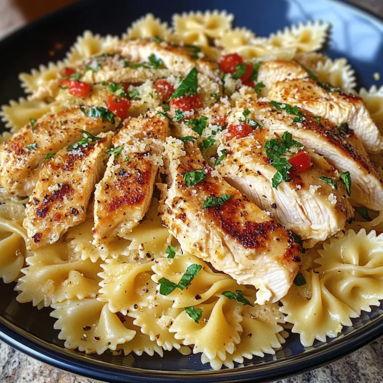 Chicken Garlic Parmesan Pasta