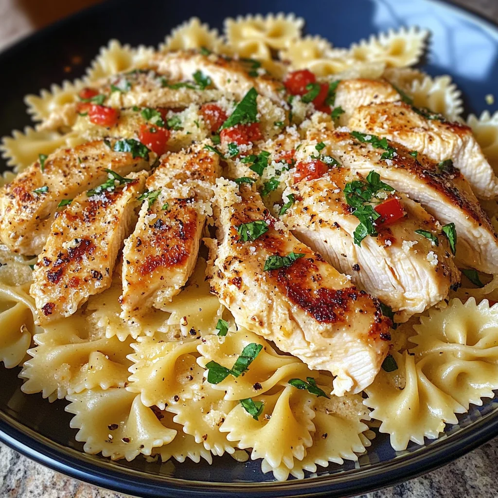 Chicken Garlic Parmesan Pasta
