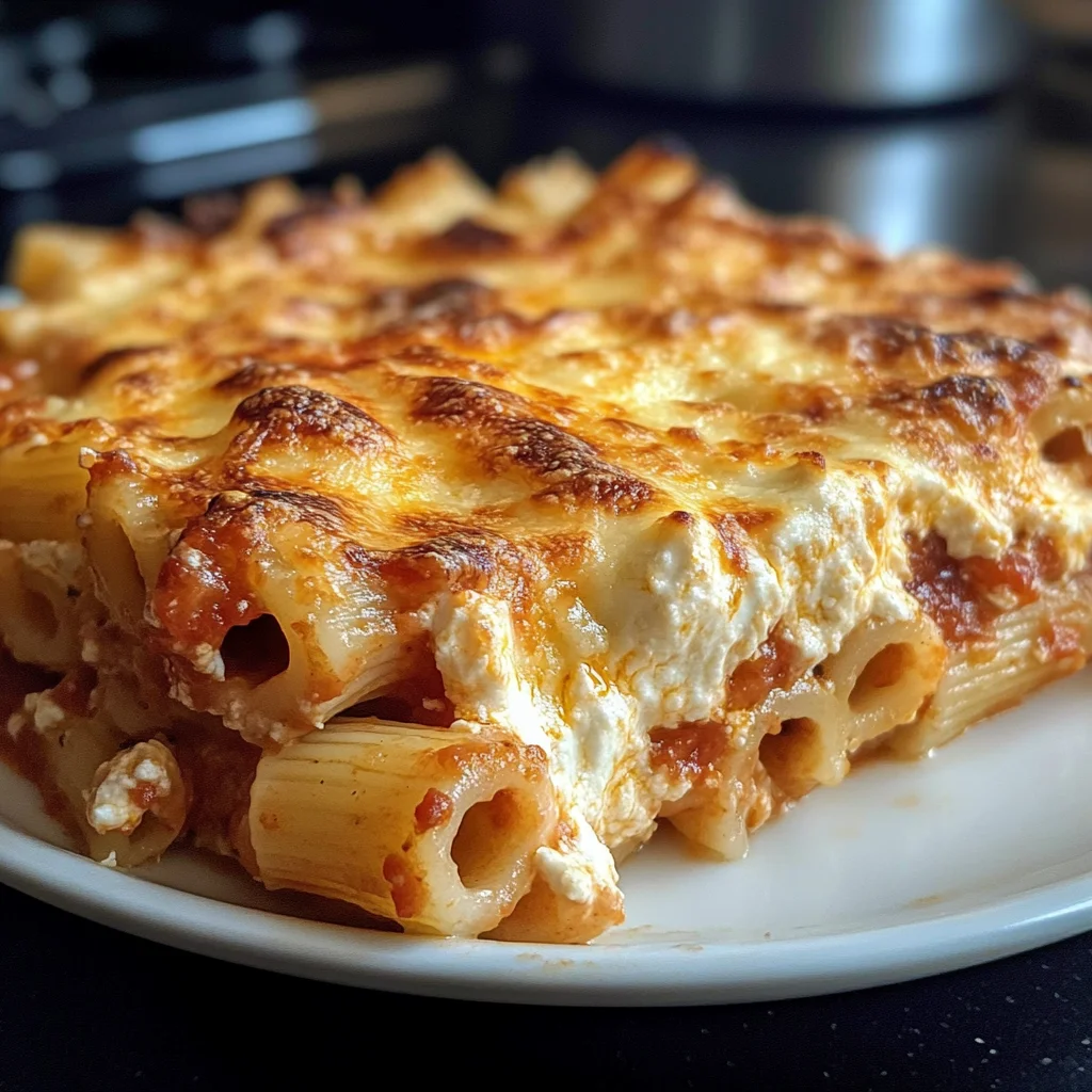 Creamy Baked Pasta with Ricotta