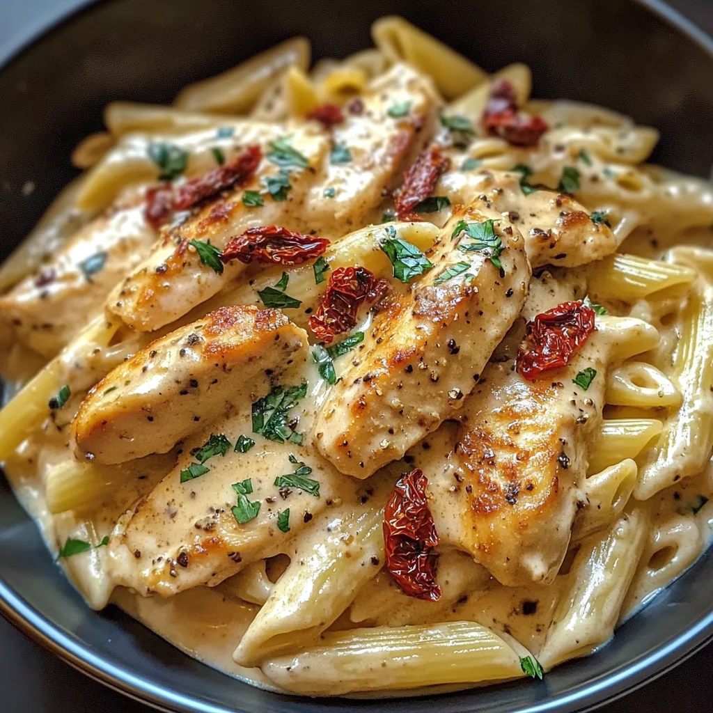 Creamy Boursin Chicken Pasta