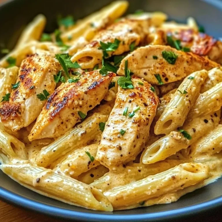Creamy Cajun Chicken Penne Pasta