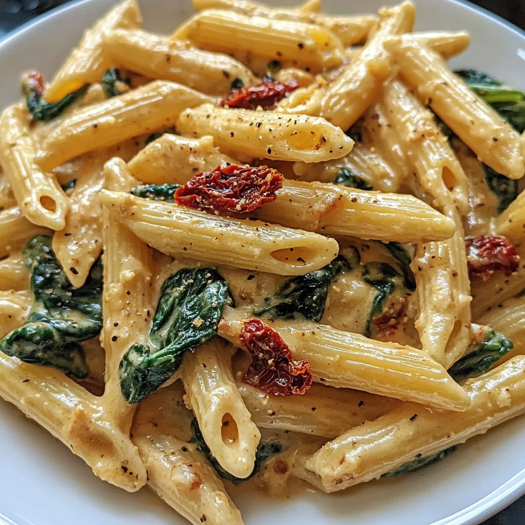 Creamy Garlic Tuscan Pasta