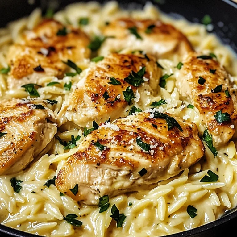 Creamy Orzo Chicken