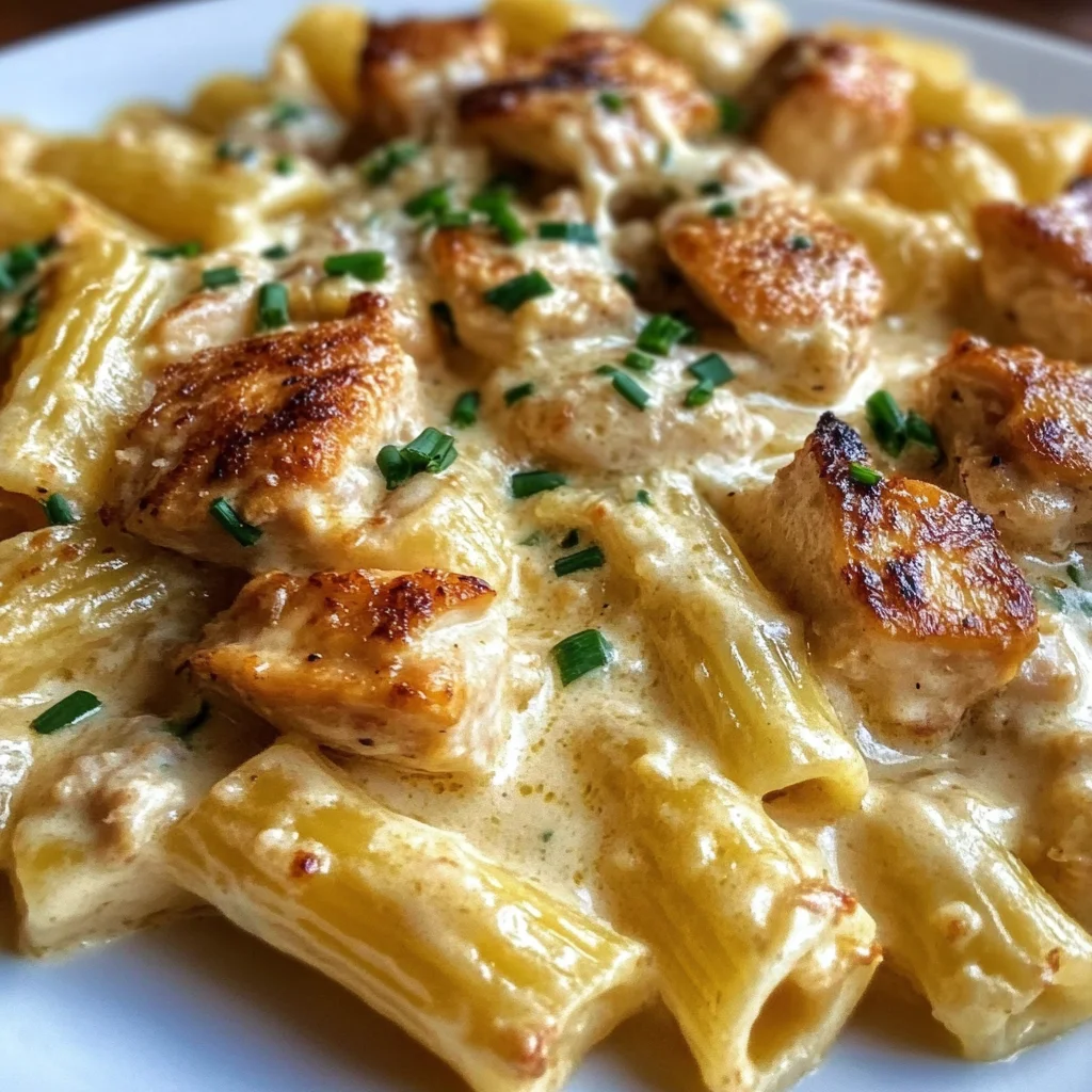 Creamy Parmesan Chicken Rigatoni