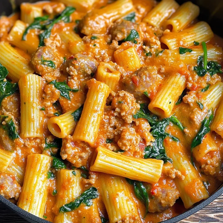 Creamy Sausage Rigatoni (One-Pan, 30-Minute Meal)