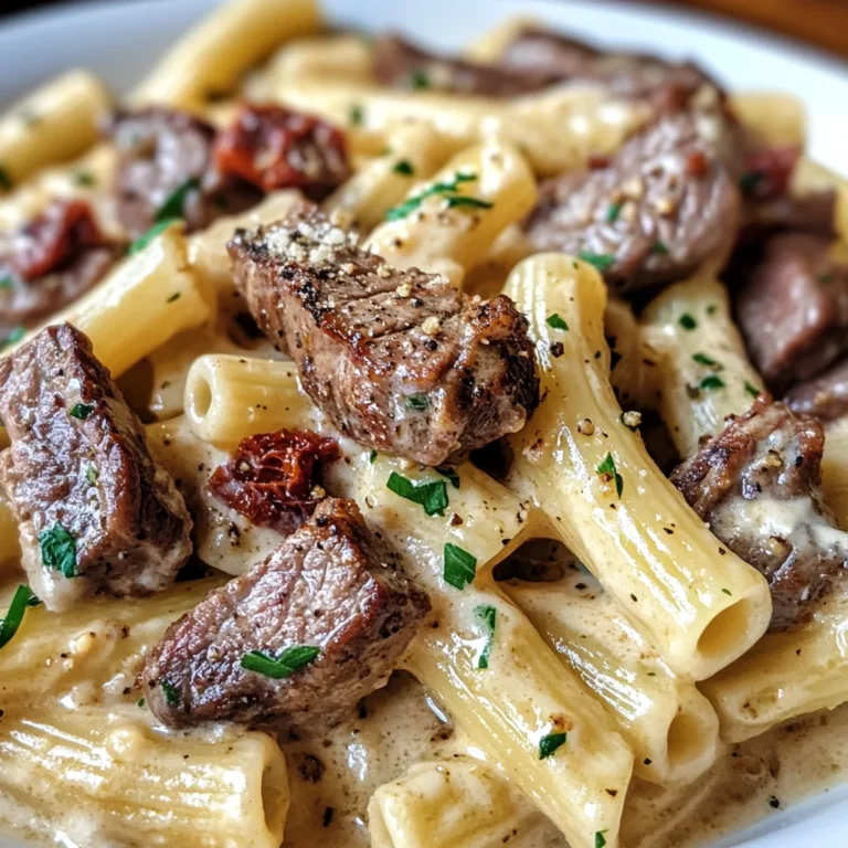 Creamy Steak Pasta