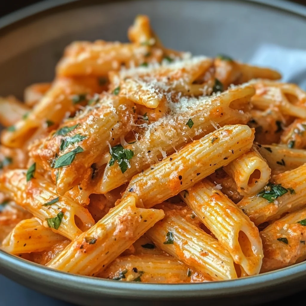 Creamy Tomato Garlic Pasta