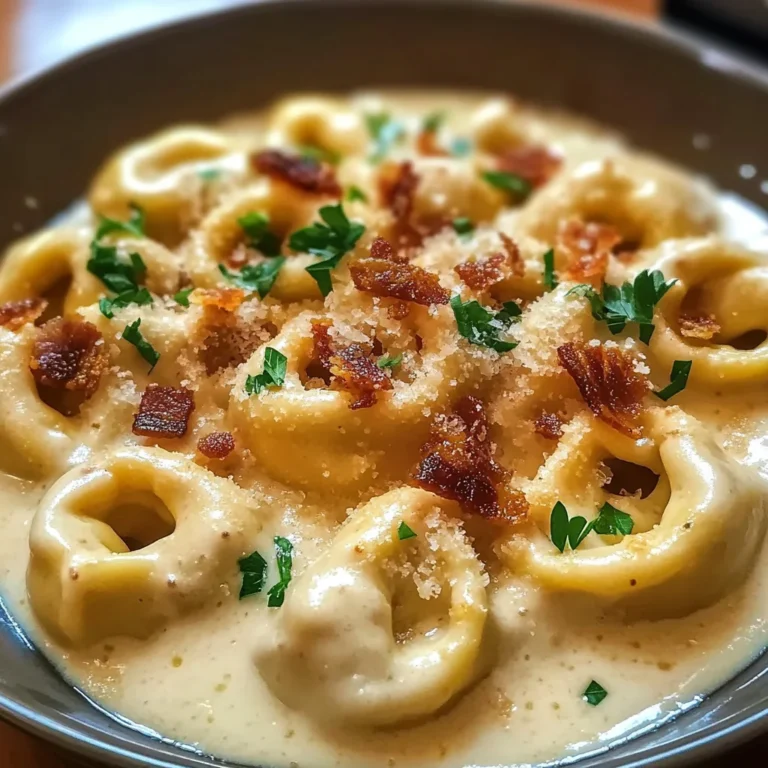 Creamy Tortellini Carbonara Recipe