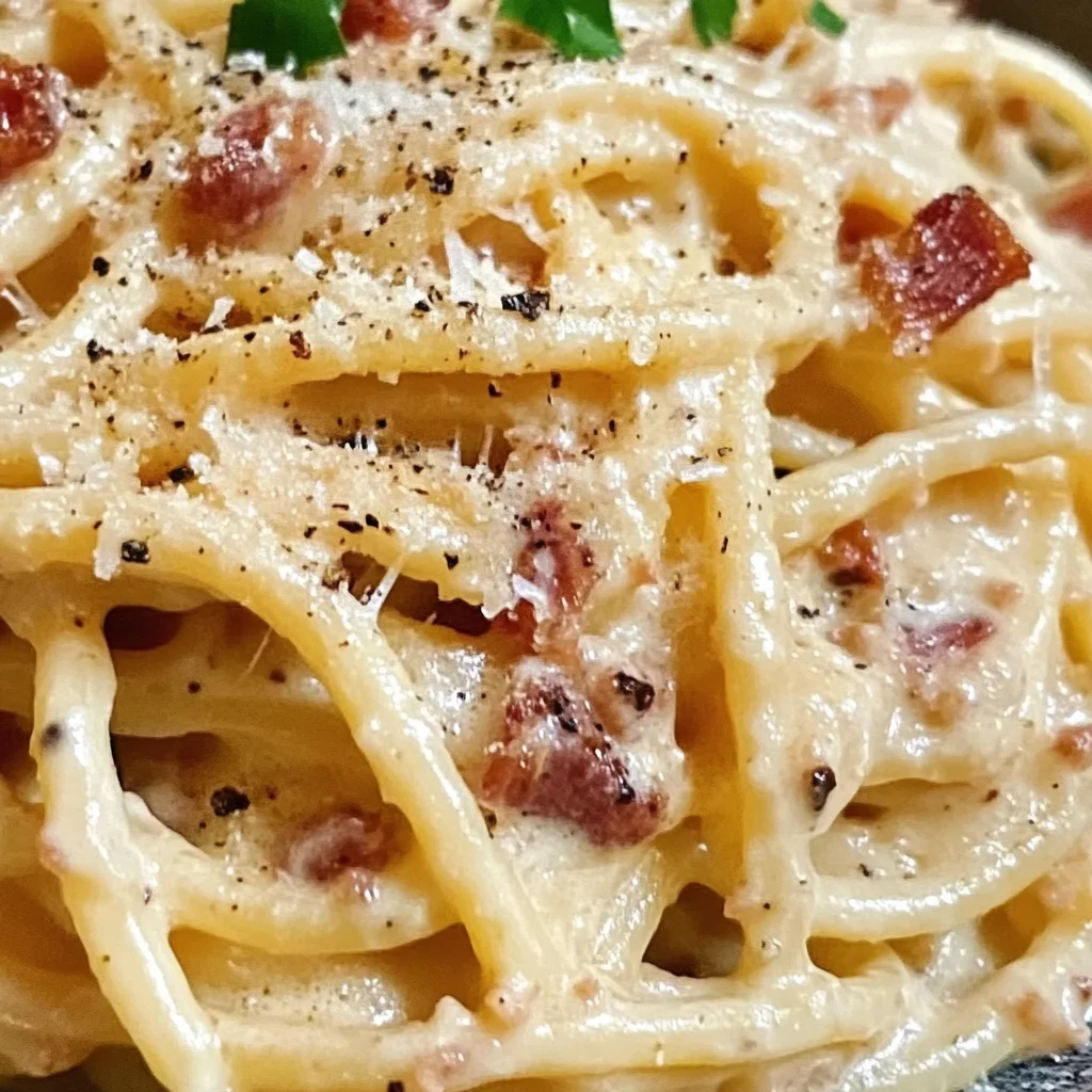 Deliciously Creamy Spaghetti Carbonara Recipe