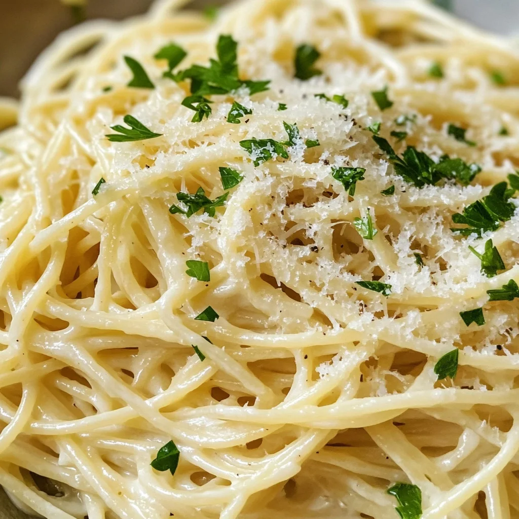 Garlic Parmesan Pasta (One Pot!)