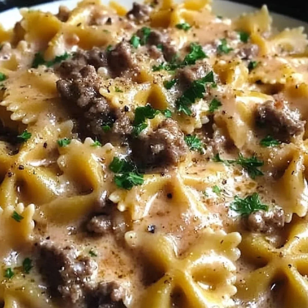 High Protein Creamy Beef Pasta Recipe for Quick Weeknight Dinners