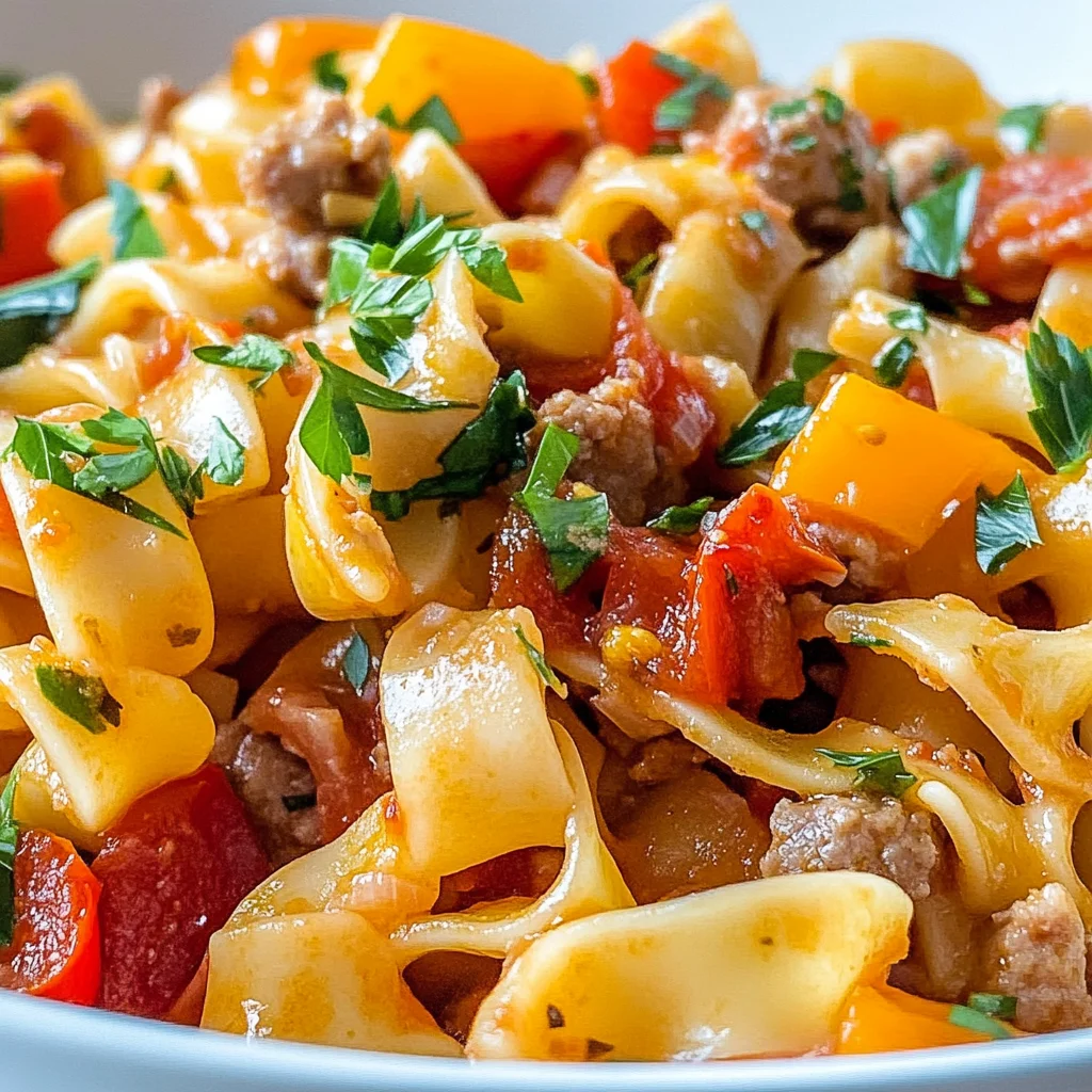Italian Drunken Noodles