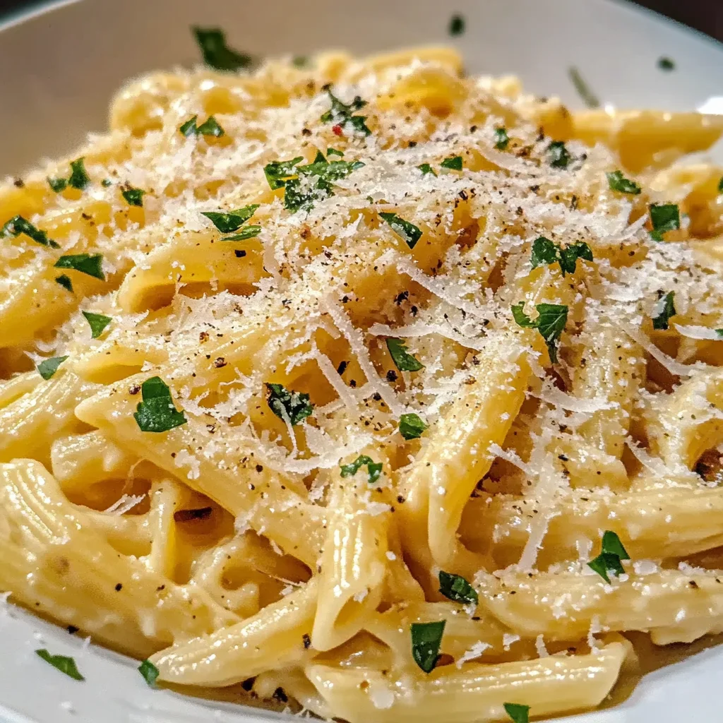 One Pot Creamy Garlic Pasta (Just 20 Minutes!)
