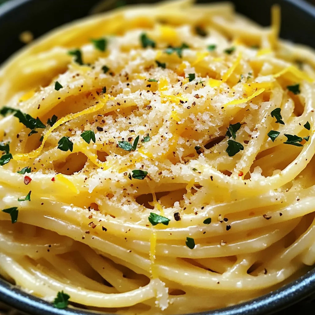 One Pot Lemon Garlic Parmesan Pasta