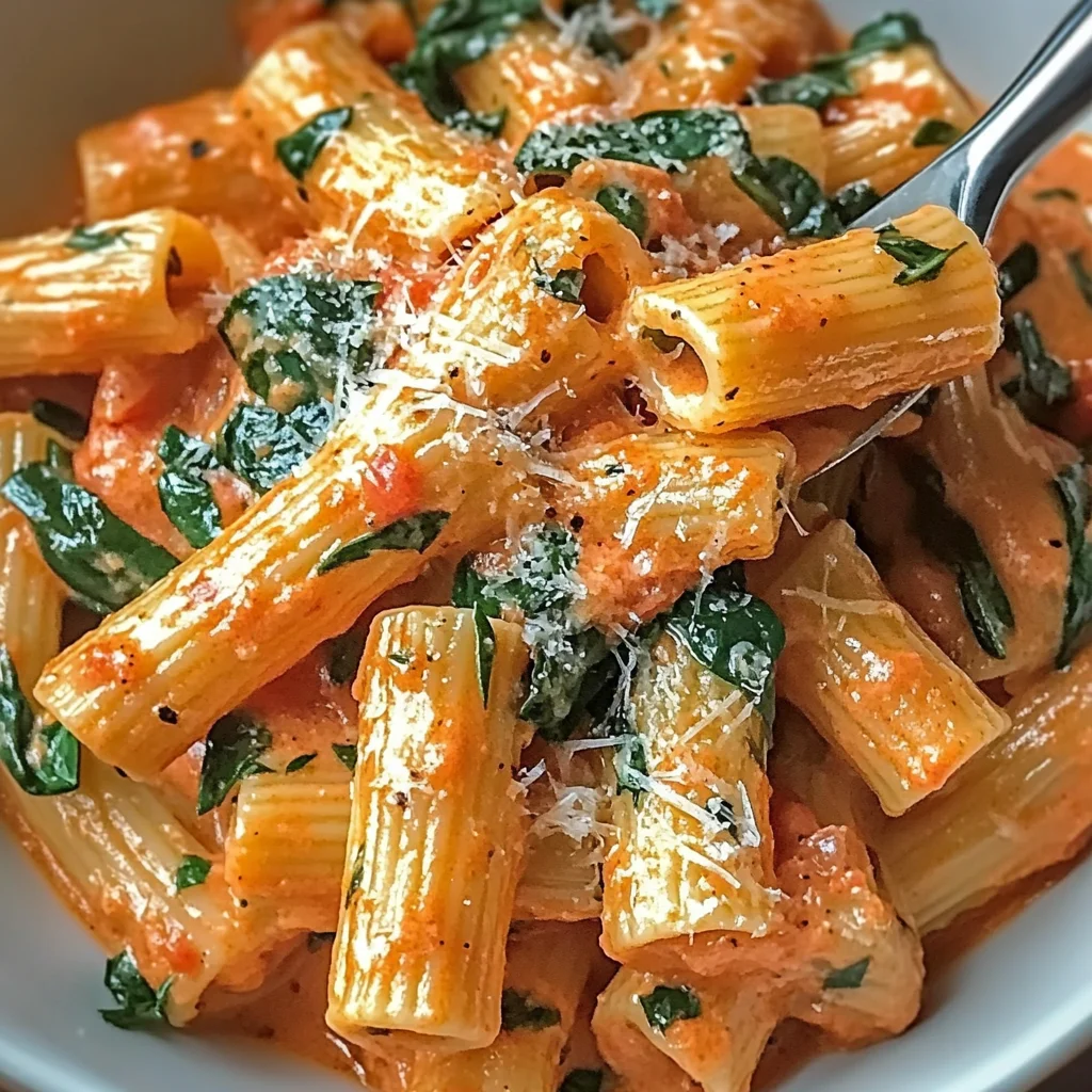 Quick Creamy Tomato Garlic Pasta (30 Min!)