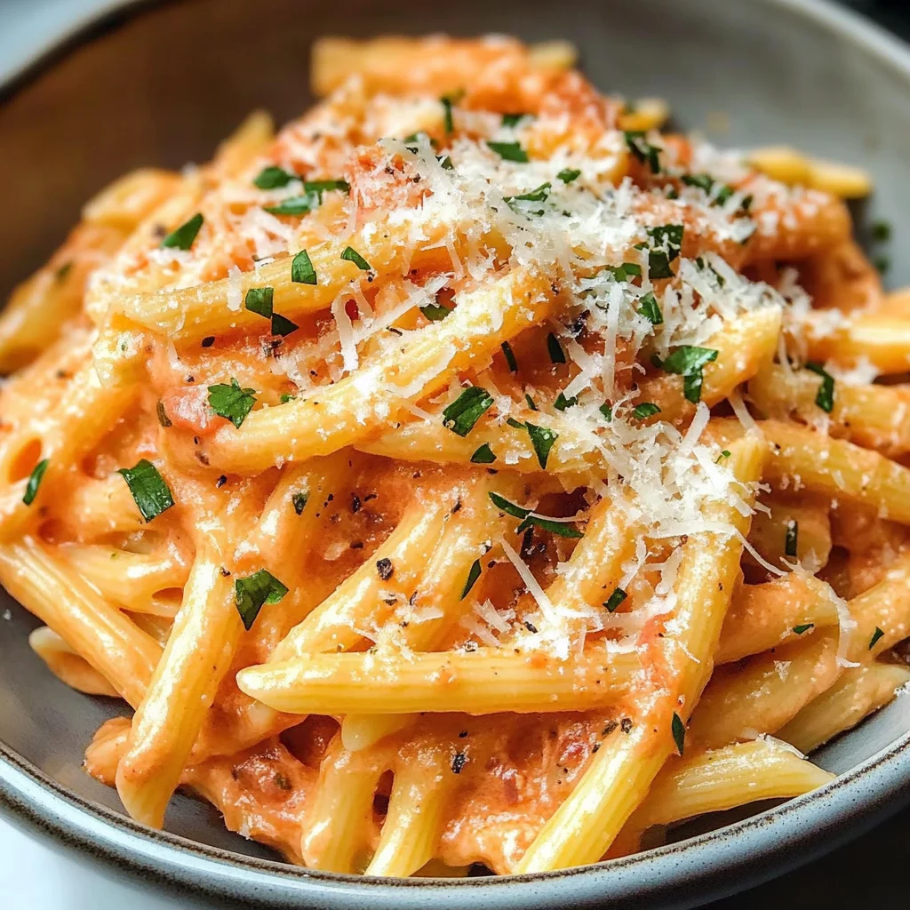Quick Creamy Tomato Garlic Pasta That'll Wow Your Taste Buds