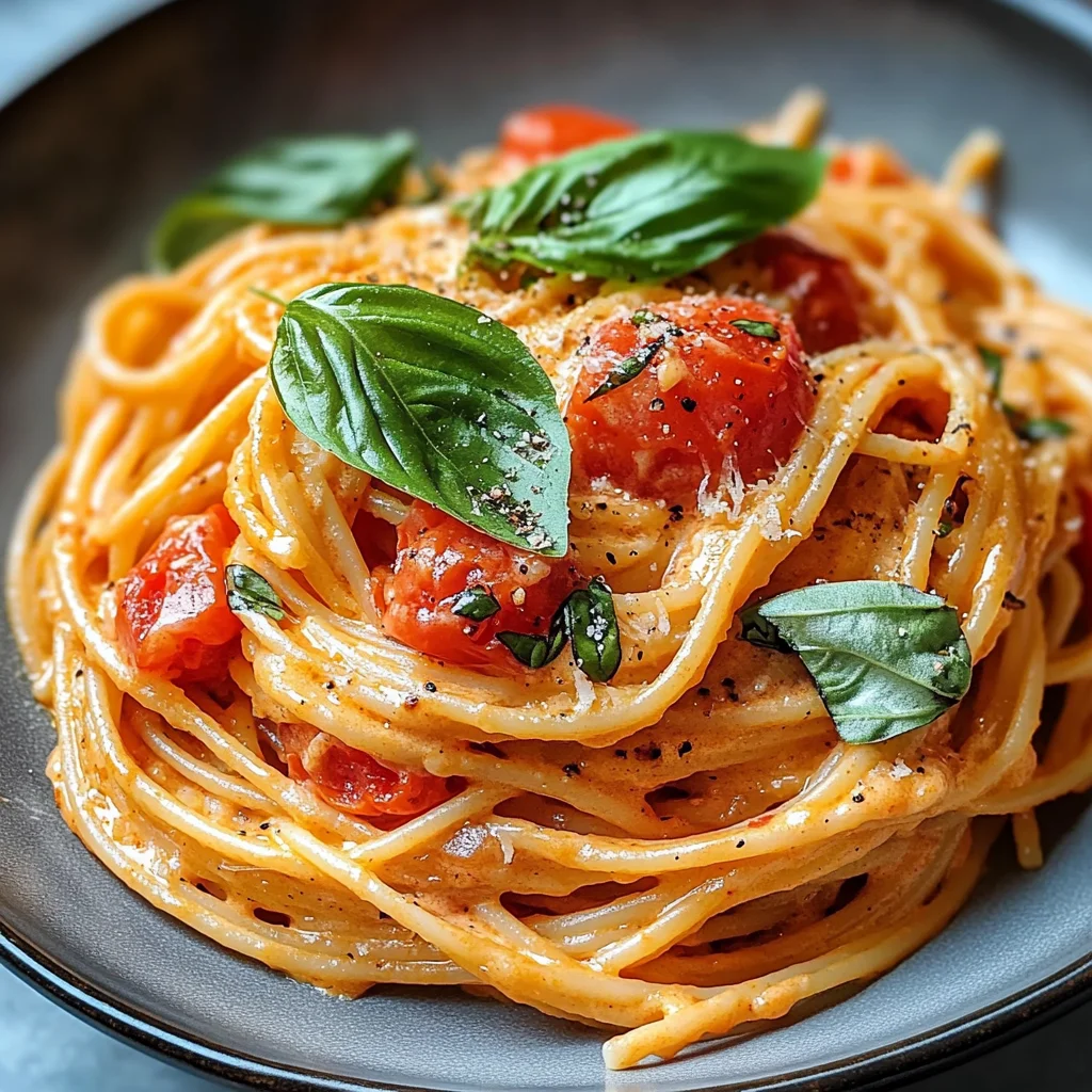 Quick Creamy Tomato Pasta - Perfect Weeknight Meal!