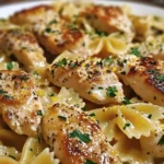 Bowtie Lemon Garlic Chicken Pasta