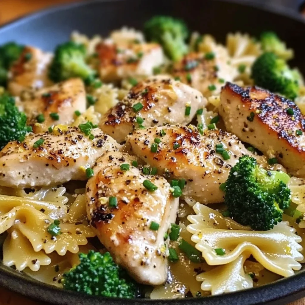 Creamy Cowboy Butter Lemon Bowtie Chicken That Melts Hearts