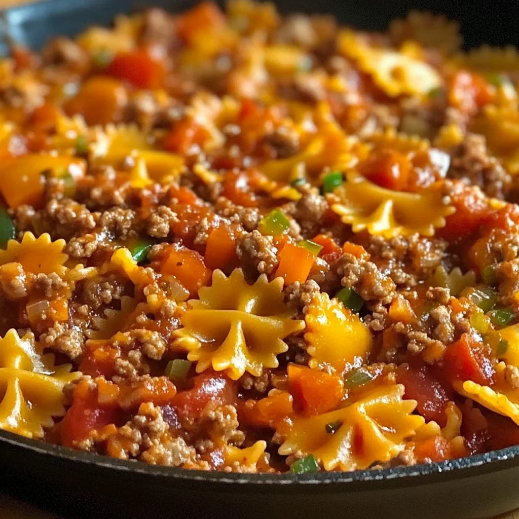 Stuffed Pepper Pasta Skillet